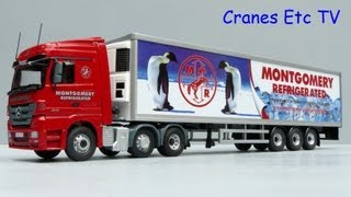 Corgi MercedesBenz Actros Refrigerated Trailer Montgomery by Cranes Etc TV [upl. by Dian]