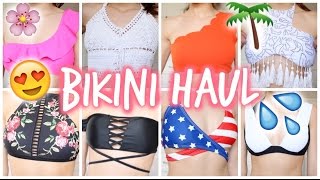 Summer BikiniSwimsuit Haul amp Try On  Zaful Review [upl. by Naghem]