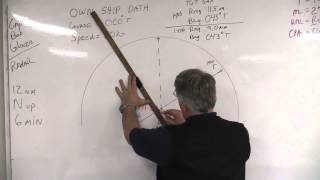 Collision Avoidance Radar Plotting 1 [upl. by Sokim]