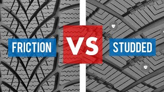 STUDDED WINTER TIRES VS STUDLESS WINTER TIRES [upl. by Lunsford]