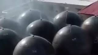 4 Amazing construction of spherical tanks by explosive hydroforming method [upl. by Millar]