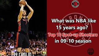 Do you remember the man named Andrea Bargnani？Top 10 Spotup Scorers in 0910 season [upl. by Nathanoj144]