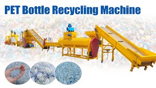 PET Bottle Recycling Machine  PET Flakes Washing Line  How to Clean PET Bottles [upl. by Rhyner729]