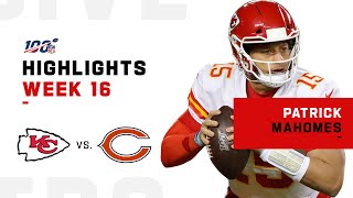 Patrick Mahomes Highlights vs Bears  NFL 2019 [upl. by Henrion354]