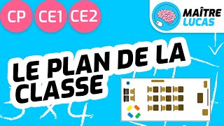 Plan de la classe CP  CE1  CE2  Cycle 2  Se repérer dans lespace et le représenter [upl. by Oz865]