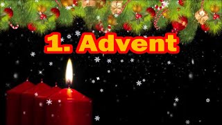 1 Advent Grüße kostenlos whatsapp Adventsgrüße zum ersten Advent Gruß lustig [upl. by Akimert]