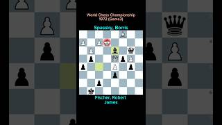 SPASSKY vs FISCHER WCC 1972 Game 3 [upl. by Ecinom]