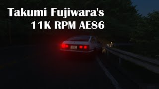 I Created Takumi Fujiwaras AE86 in Assetto Corsa [upl. by Hussar]