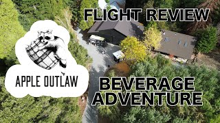 Apple Outlaw Cidery visit and Flight Review  A Beverage Adventure [upl. by Bergstein]