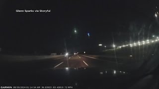 WATCH Giant fireball shoots across the Tennessee sky [upl. by Ahsikel]