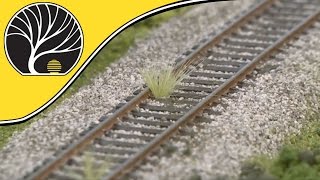 How To Model Realistic Ballast  Woodland Scenics  Model Scenery [upl. by Oregolac781]