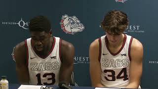 GonzagaLong Beach State Post Game Interviews [upl. by Landau]