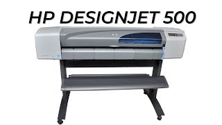 HP DesignJet 500 42 Zoll  Plotter Express 33 [upl. by Housen260]