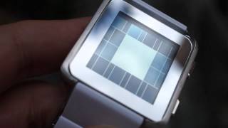 Kisai Logo LCD Watch Design with Binary Time from Tokyoflash Japan [upl. by Eiro]