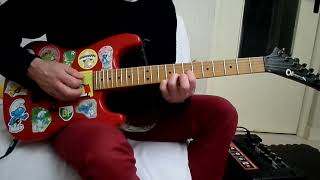 Adrian Smith Ritchie Kotzen  Scars intro guitar lesson [upl. by Asilanna]