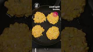 Sweetcorn amp courgette fritters [upl. by Maximilian]