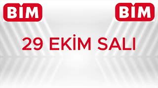 BİM 29 EKİM 2024 KATALOĞU BİM MARKET İNDİRİMLERİ bim bimtürkiye bimaktüel [upl. by Eelac964]