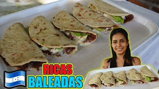 PREPARE RICAS BALEADAS HONDUREÑAS [upl. by Ashla]