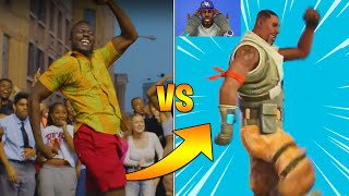 Fortnite DaBaby Dances in Real Life Jabba Switchaway Go Mufasa [upl. by Dimphia]