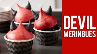 How to Make Halloween Devil Meringue Cookies [upl. by Giulia]