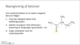 oxoforbindelsers opbygning og navngivning [upl. by Ruby]