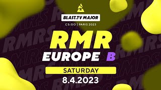 BLASTtv Major Europe RMR B Stream Day 3 [upl. by Epoillac]