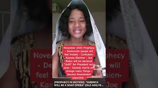 quotDECLARED UNFIT MEDICAL INCOMPETENCYquot  NOV 2020 PROPHECY quotBIDEN  HARRIS  TWO MINUS ONEquot [upl. by Yhtommit]