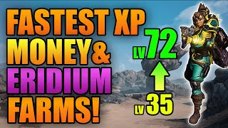 Borderlands 3  Fastest XP Money amp Eridium Farms  Get Endgame Ready Now [upl. by Annahsar]