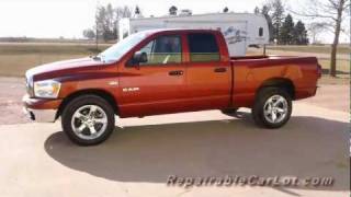 2008 Dodge Ram Big Horn Hemi CrewCab 2wd  Repairable Vehicle Autoplex Repairables Inc HD [upl. by Fagen155]