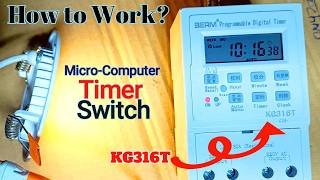 Micro  Computer Timer Switch  How to Work KG316T [upl. by Atnoek]