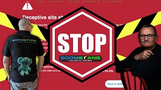 Deceptive site ahead BOOMERANG Warning Security Alert [upl. by Brad]