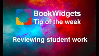 How to grade student work efficiently with BookWidgets [upl. by Etta]