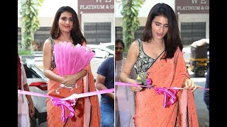 Fatima Sana Shaikh At The Inauguration Of Pernia’s Popup Studio  UNCUT [upl. by Eednas]