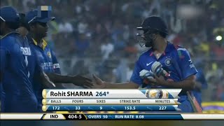 Rohit Sharma 264 vs Srilanka 2014 FULL HD Highlights  Greatest ODI innings ever [upl. by Auohp925]