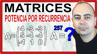 ❇️ MATRIZ CÍCLICA Elevada CUALQUIER NÚMERO ❇️ Potencia RecurrenciaPAU 2025 [upl. by Anewor]