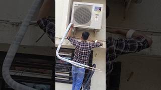 Ac installation  airconditioner actechnician acservice hvactechnician song [upl. by Surovy]