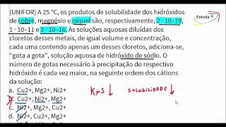 KPS E SOLUBILIDADE [upl. by Anirtek830]