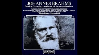 BRAHMS Deutsche Volkslieder für vierstimmigen Chor Nr 126 [upl. by Ahcsatan]