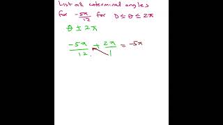 Quick Guide to Coterminal Angles in Radians MathHelp GeometryBasics [upl. by Analah]