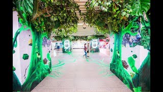 Perrier transforms Shanghai Metro into a jungle  STDecaux [upl. by Iegres]