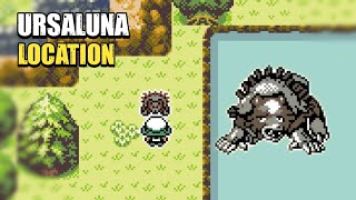 How to catch Ursaluna  Pokemon Emerald Seaglass 21 [upl. by Ahsinuq661]