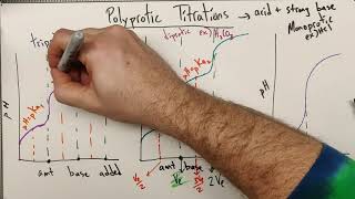 Polyprotic Acid Titration Curves Titration Lesson 4 [upl. by Kolodgie]