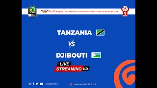 Tanzania vs Djibouti Live  U20 Africa Cup of Nations AFCON CECAFA Qualifiers 2024 [upl. by Rexanna604]