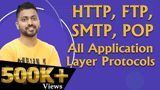 Lec78 HTTP FTP SMTP POP  All Application Layer Protocols  Computer Networks [upl. by Adalard]