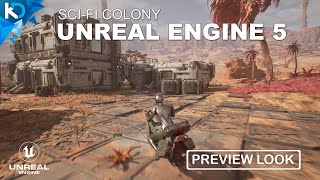 SciFi Colony  Interactions  Unreal Engine 5 GameDev UE5 [upl. by Teirtza]