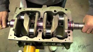 HowTo Install CrankshaftSet End Float in a Mini A [upl. by Netsryk680]