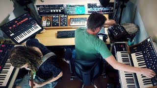 AEON Boomstar Arp Odyssey OB6 and lots of Moog stuff for a moody soundscape [upl. by Nameloc]