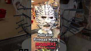 Awesome Pinhead Mask from Hellraiser movie series costume halloween shortvideo [upl. by Erlina]