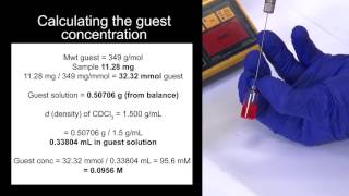 013 Supramolecular NMR Titration [upl. by Hube489]