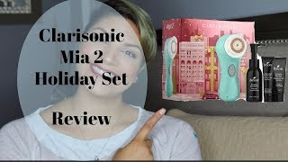 Clarisonic Mia 2 Boscia Holiday Set Review [upl. by Sanders]